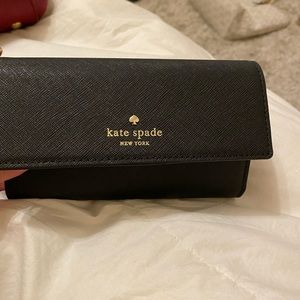 Black kate spade wallet